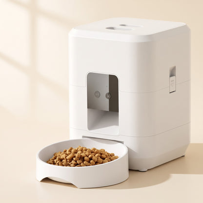 Automatic Pet Feeder, 2 L, var white wifi