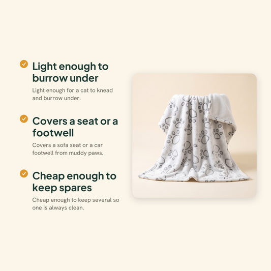 Soft Flannel Pet Blanket, key benefits