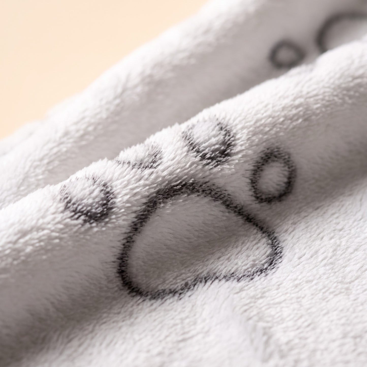 Soft Flannel Pet Blanket, close-up detail