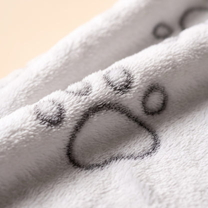 Soft Flannel Pet Blanket, close-up detail