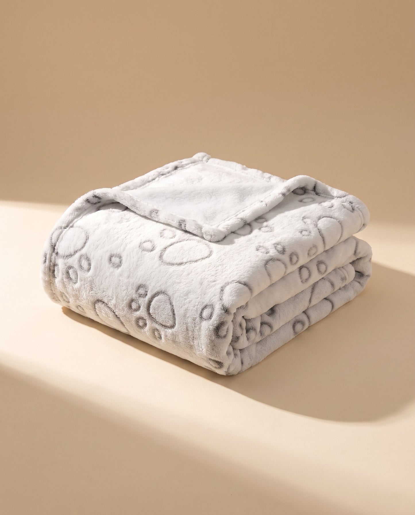Soft Flannel Pet Blanket, styled in a home setting