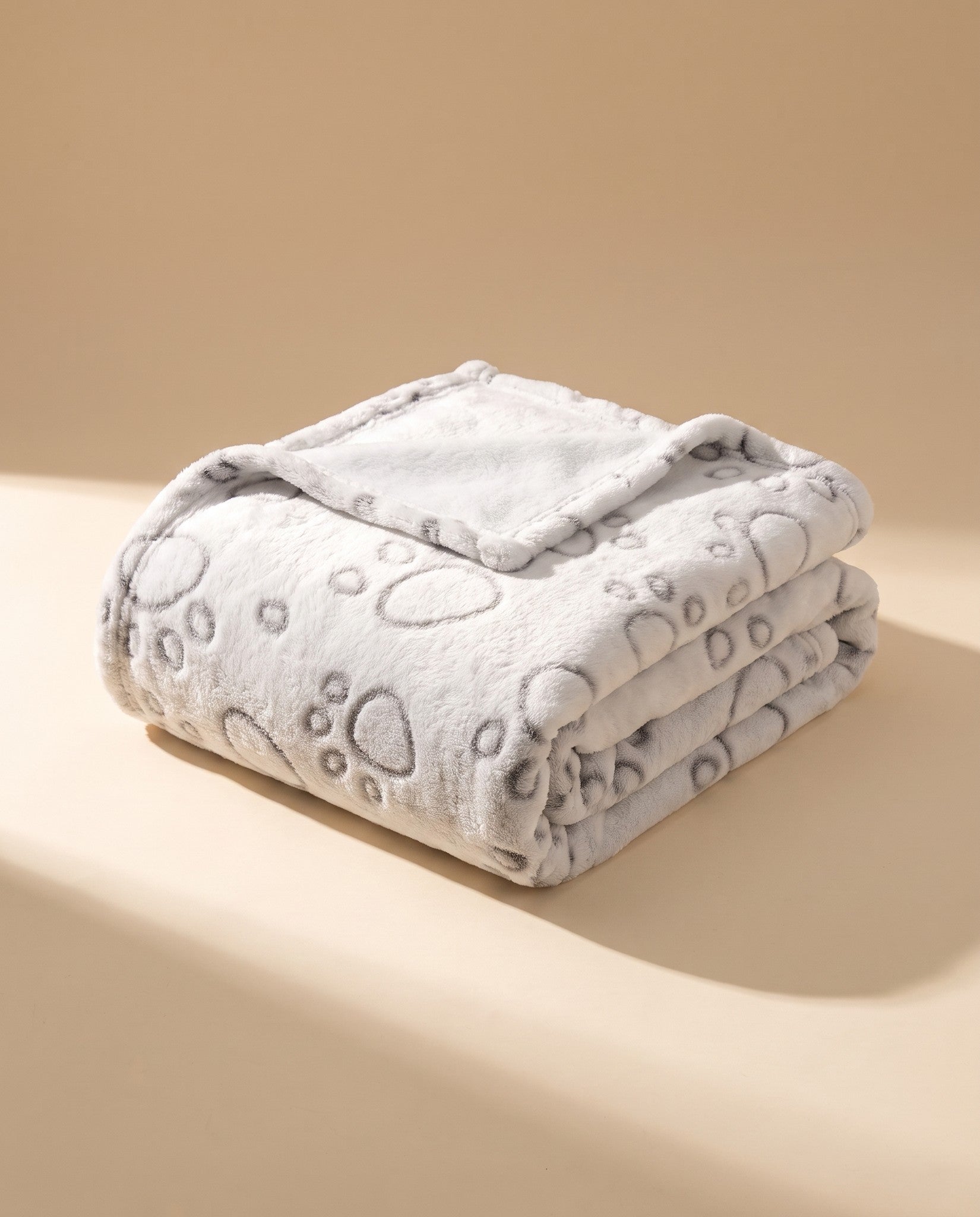 Soft Flannel Pet Blanket, styled in a home setting