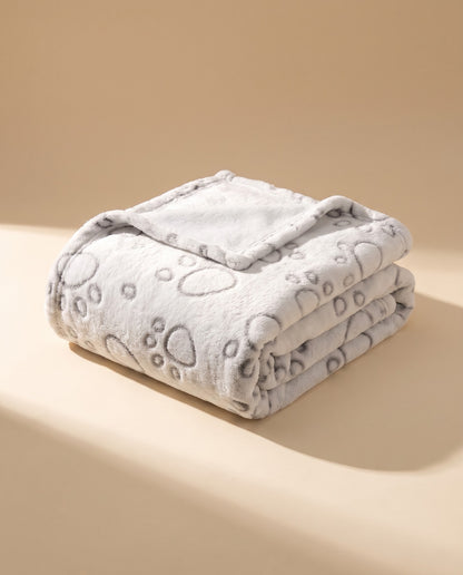 Soft Flannel Pet Blanket, styled in a home setting