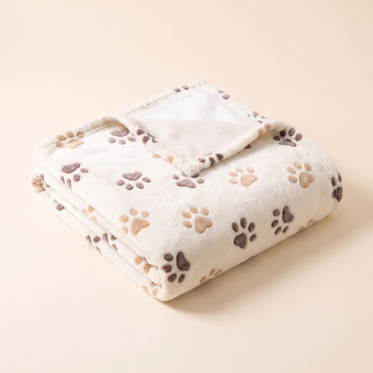 Soft Flannel Pet Blanket - brown-fp