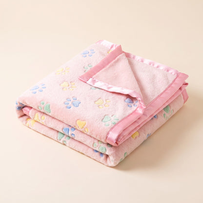 Soft Flannel Pet Blanket - pink-fp