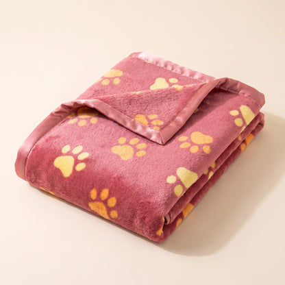 Soft Flannel Pet Blanket - rose-fp