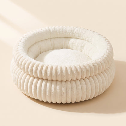 Corduroy Donut Cuddler Bed
