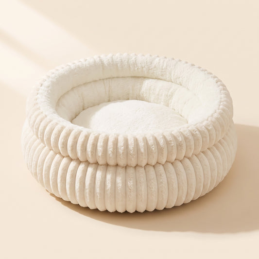 Corduroy Donut Cuddler Bed