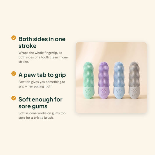 360 Degree Silicone Finger Toothbrush, key benefits
