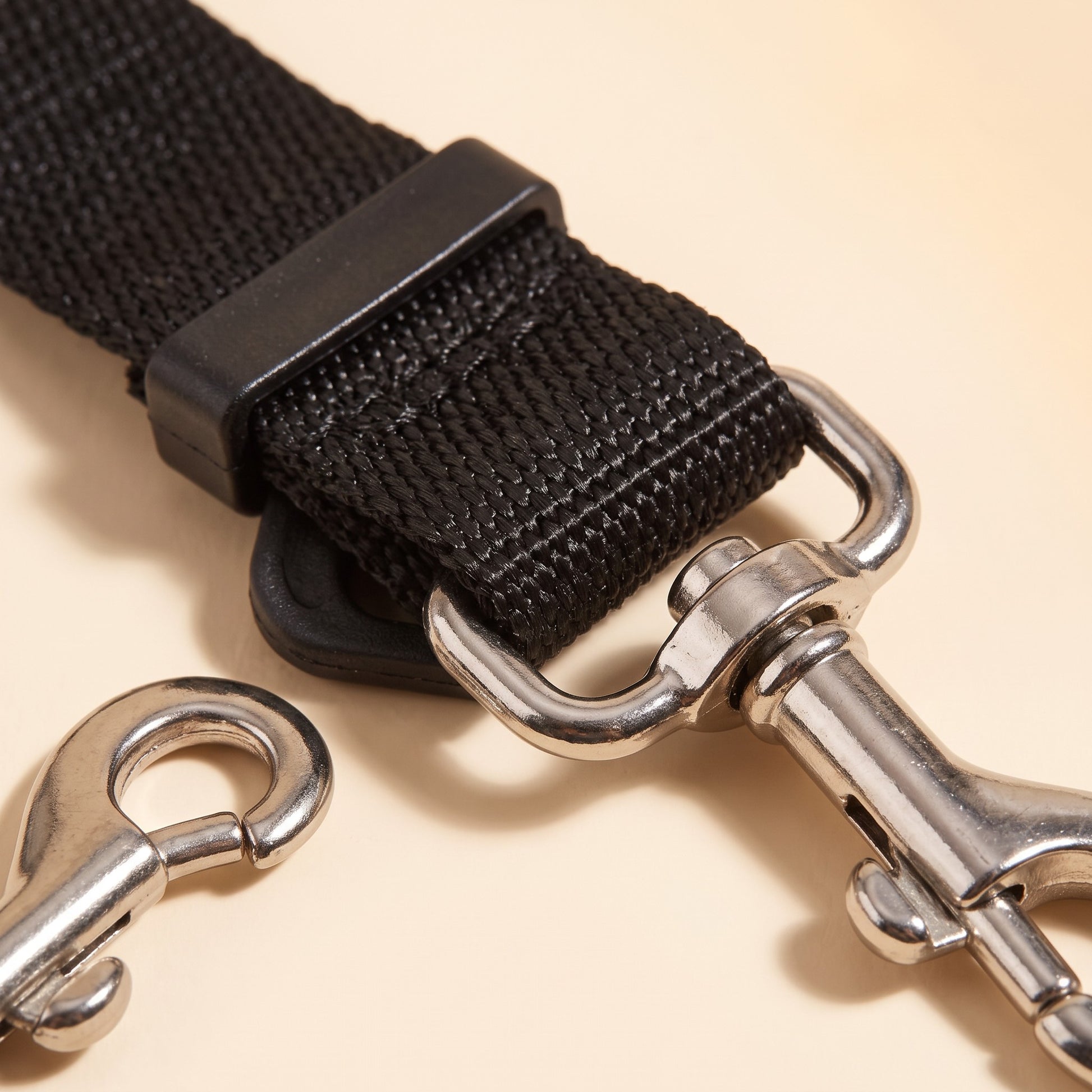 Adjustable Car Seat Belt Tether, close-up detail