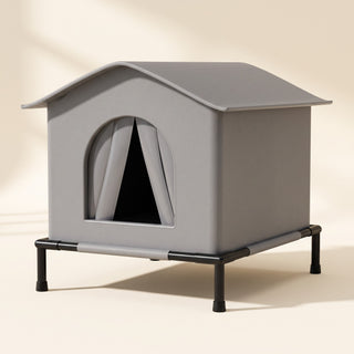 Elevated Outdoor Cat House, Weatherproof