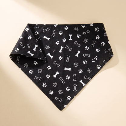 Cotton Fruit Print Dog Bandana - b08
