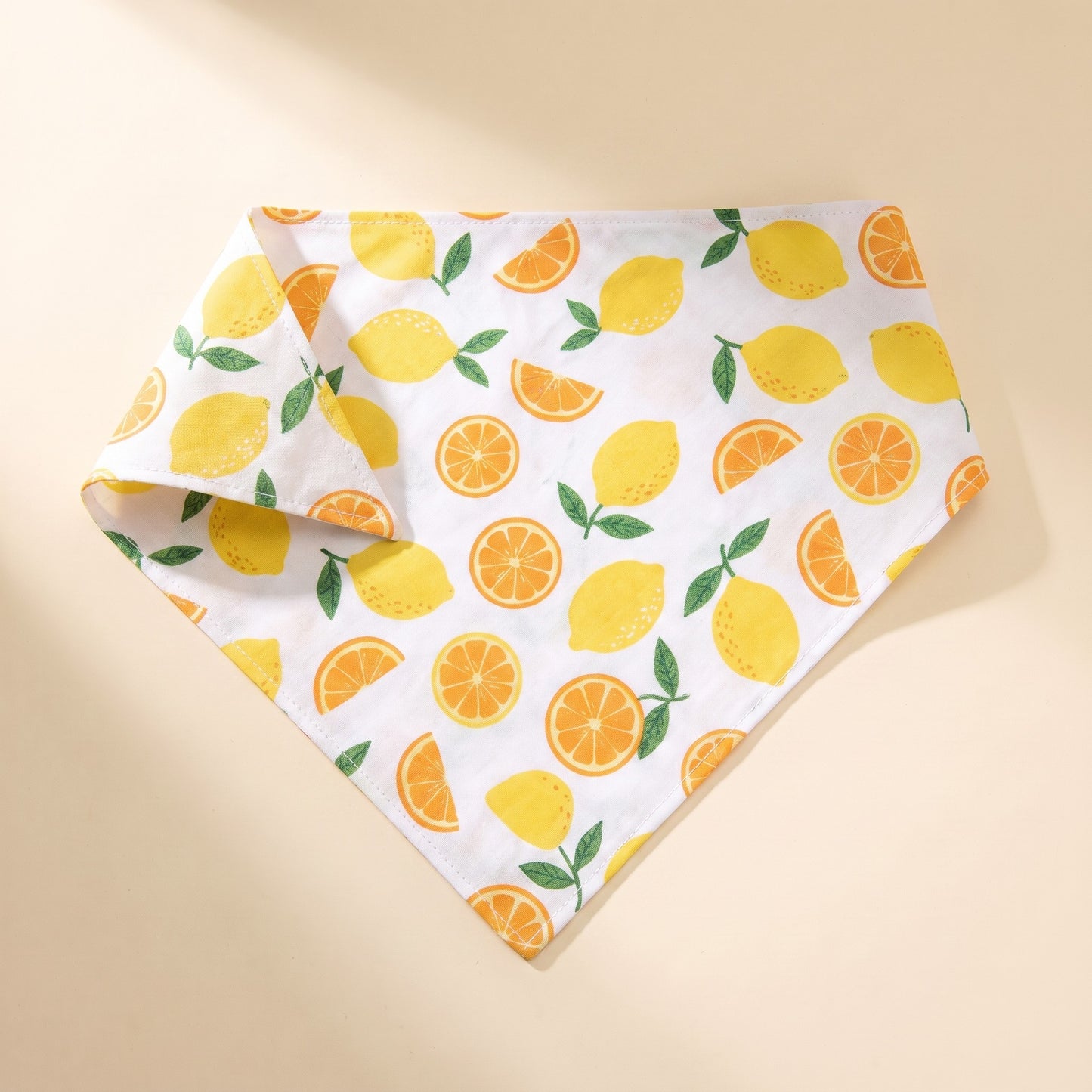 Cotton Fruit Print Dog Bandana - b10