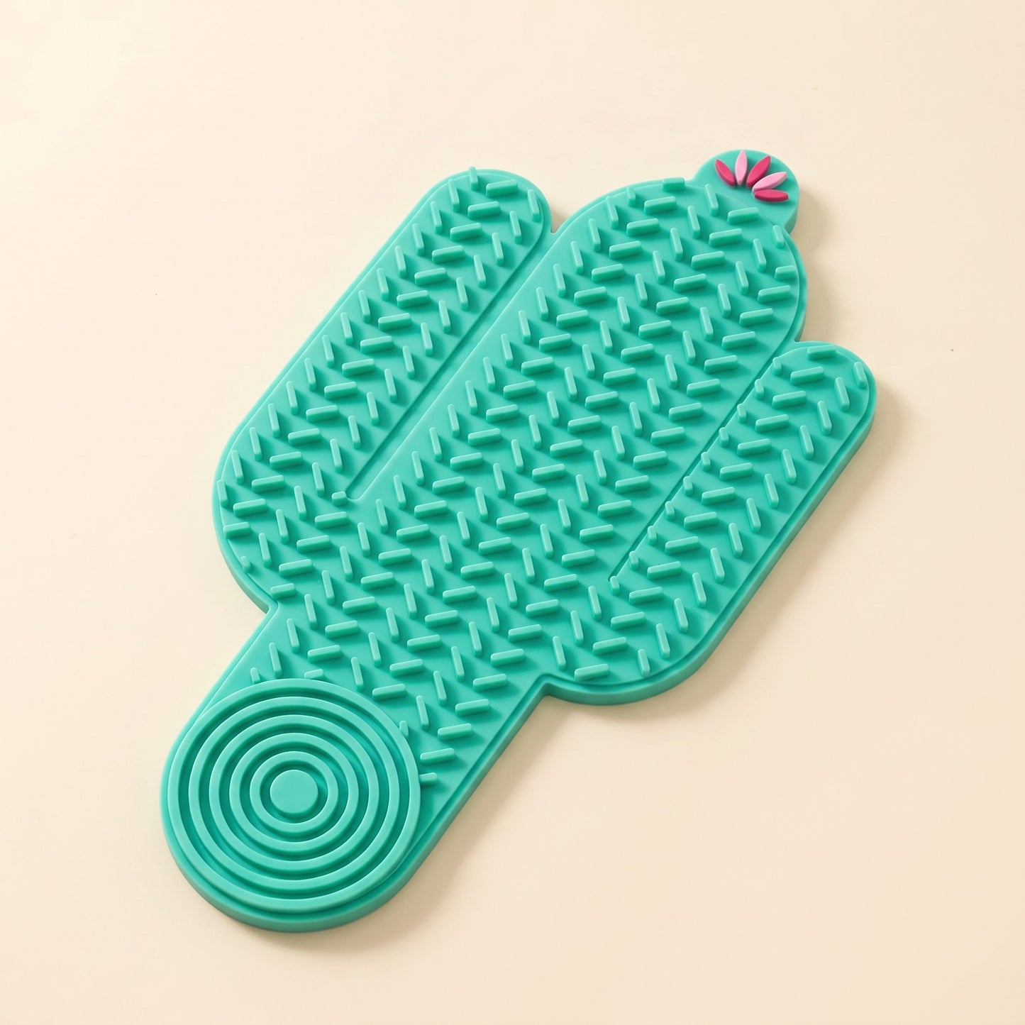 Mini Silicone Lick Mats, Novelty Shapes, var cactus