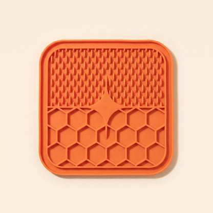 Mini Silicone Lick Mats, Novelty Shapes, var honeycomb