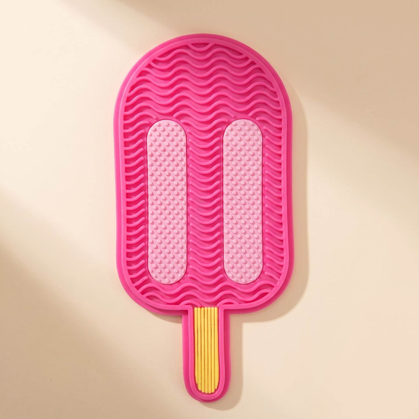 Mini Silicone Lick Mats, Novelty Shapes, var popsicle