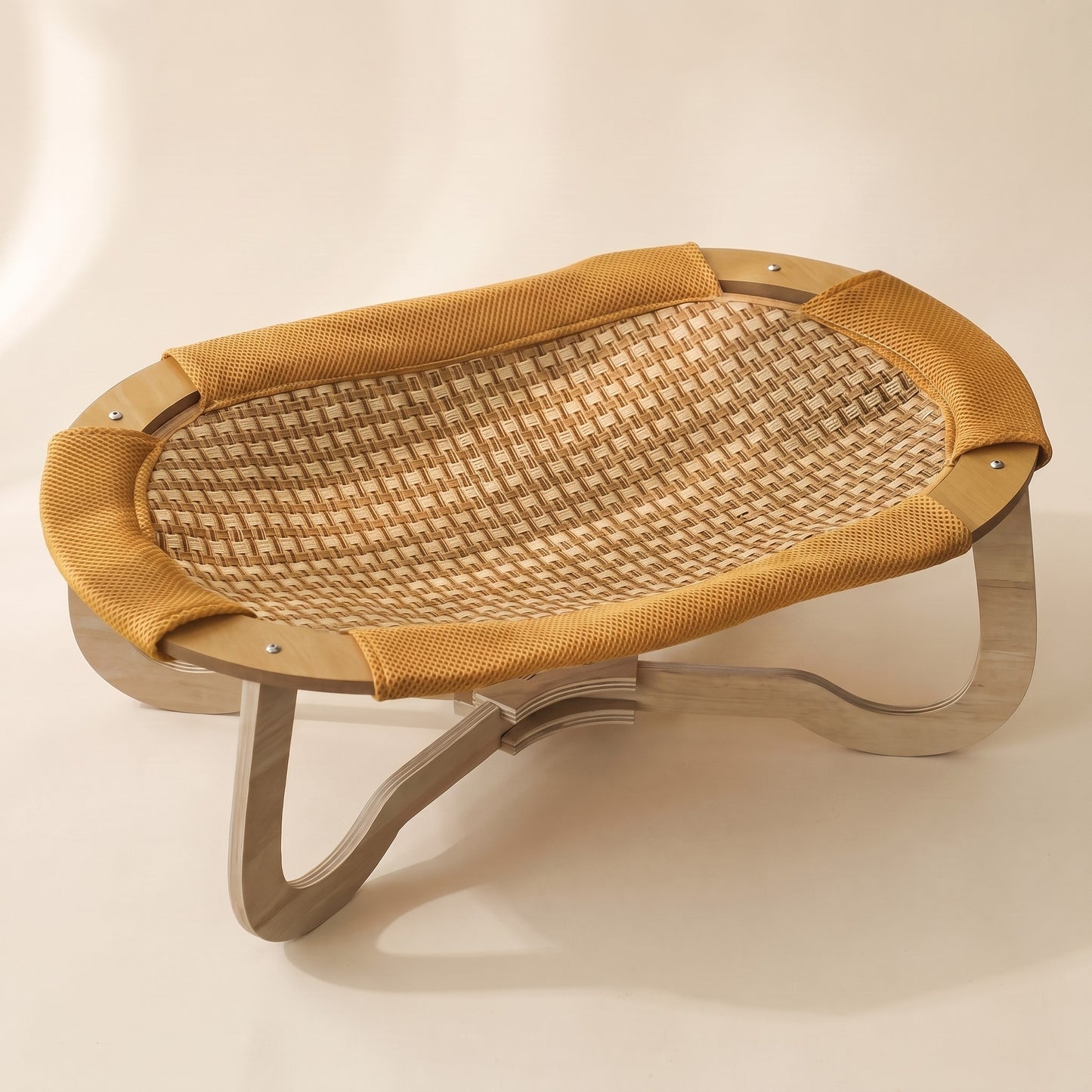 Elevated Woven Cooling Bed - oval