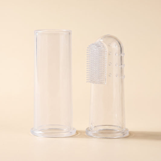 Clear Silicone Finger Toothbrush