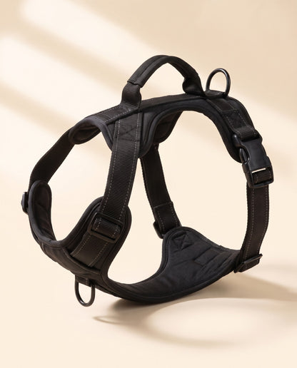 Tactical No-Pull Harness for Large Dogs, styled in a home setting