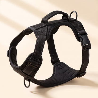 Tactical No-Pull Harness for Large Dogs in Black