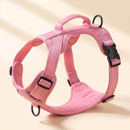 Tactical No-Pull Harness for Large Dogs in Pink