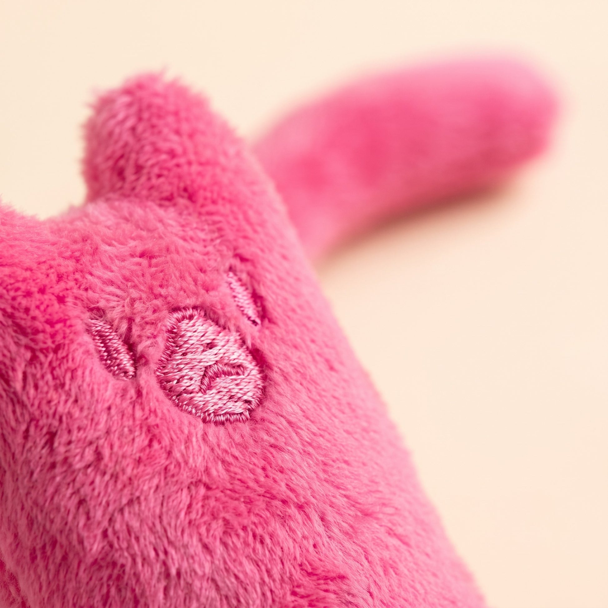 Plush Catnip Kicker Cat Toys, close-up detail