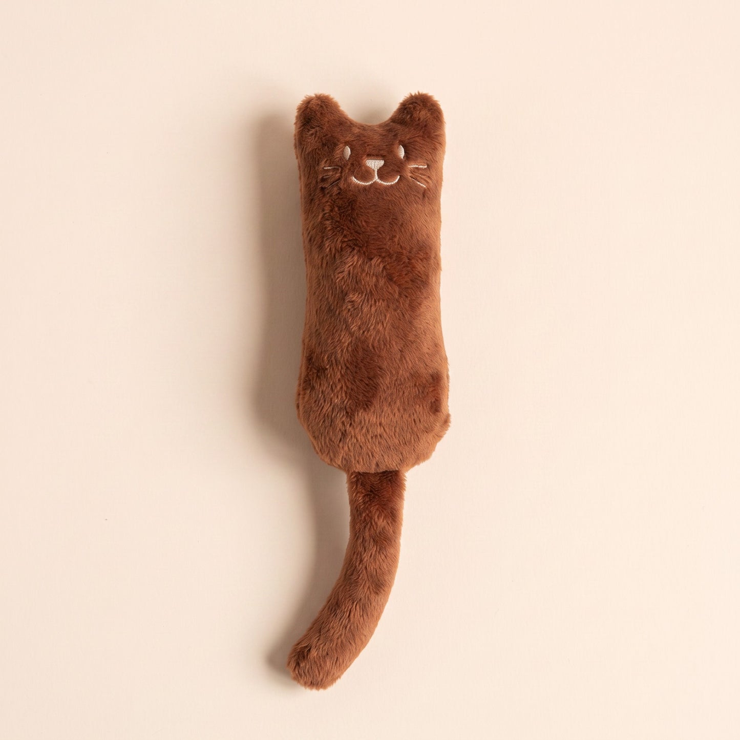 Plush Catnip Kicker Cat Toys - coffee