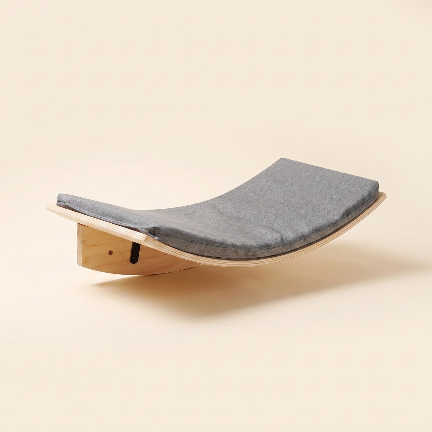Wall-Mounted Cat Climbing Shelves and Hammock, Curved Lounger with Cushion