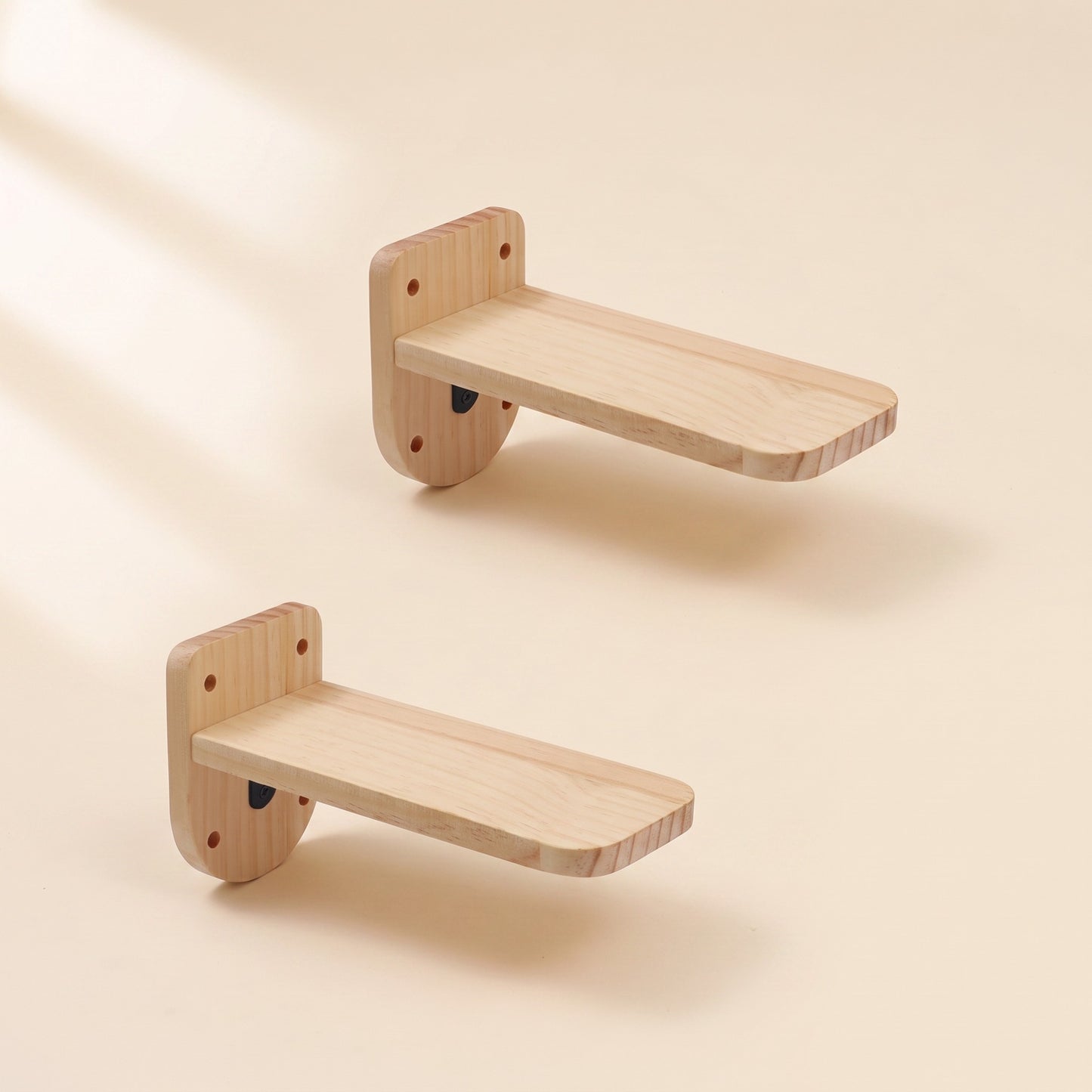 Modern Floating Cat Wall Shelves, Wall Steps, 2 Pack