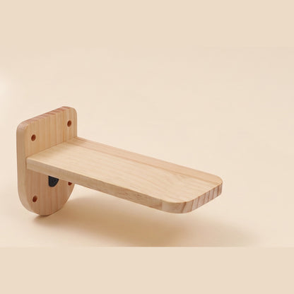 Modern Floating Cat Wall Shelves, Wall Step