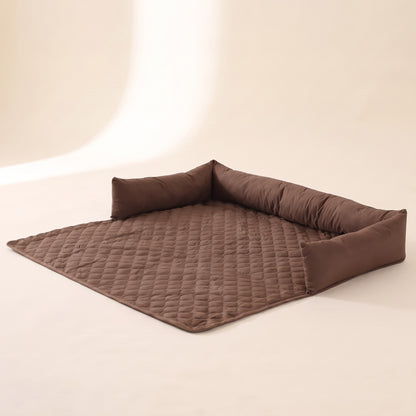 Waterproof Quilted Sofa and Car Pad - coffee