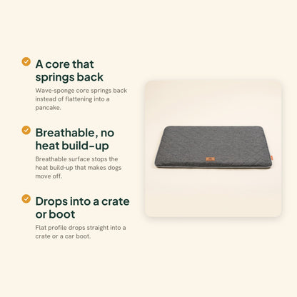 Breathable Washable Crate Mat, key benefits