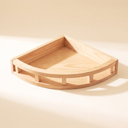Wooden Wall Cat Climbing Set with Tunnel - corner