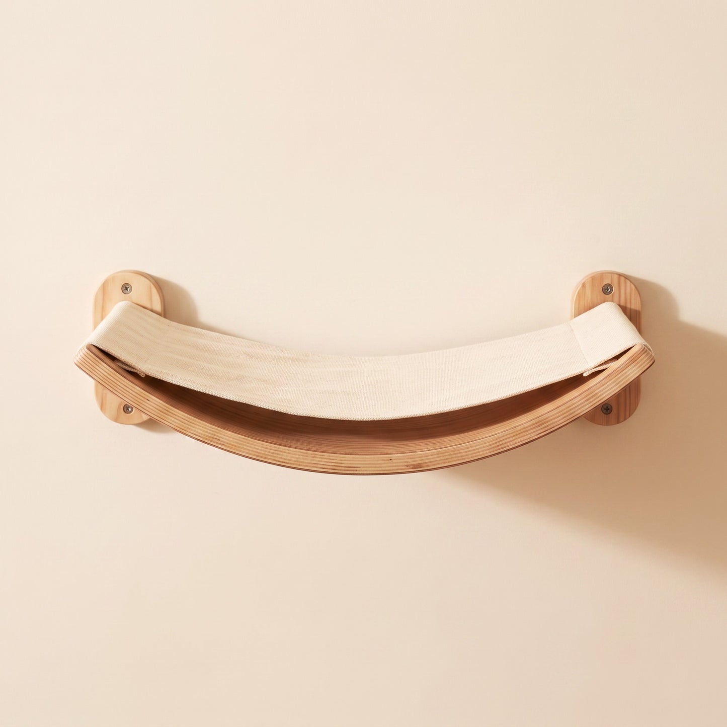 Wooden Wall Cat Climbing Set with Tunnel - hammock
