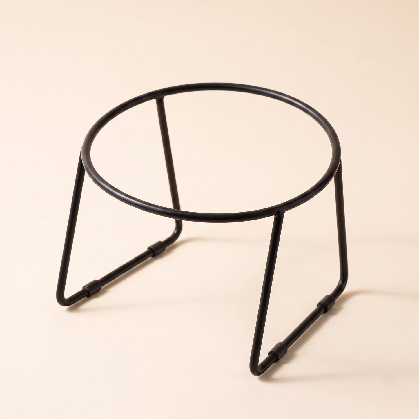 Raised 15 Degree Stainless Steel Cat Bowl - holder-only