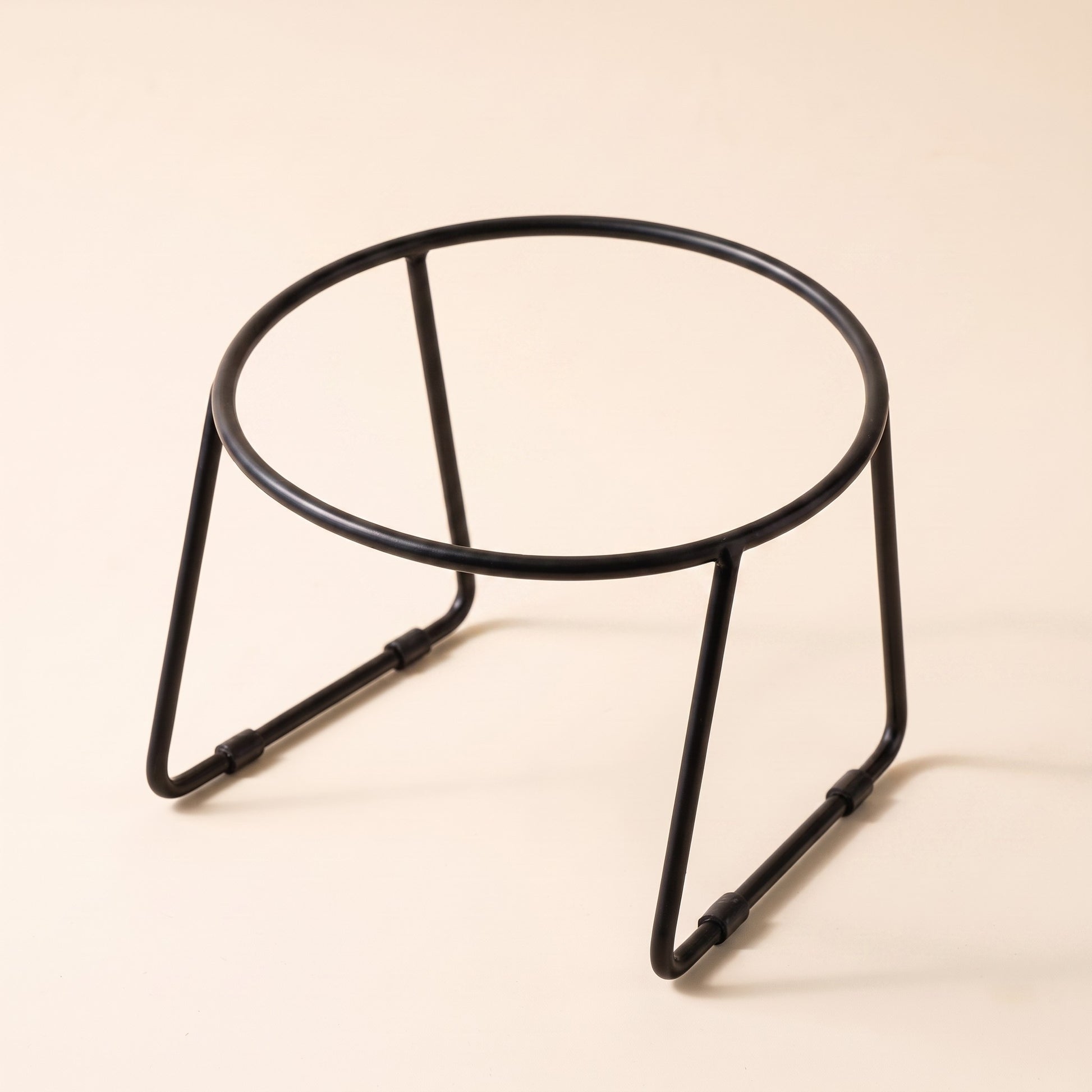 Raised 15 Degree Stainless Steel Cat Bowl - holder-only