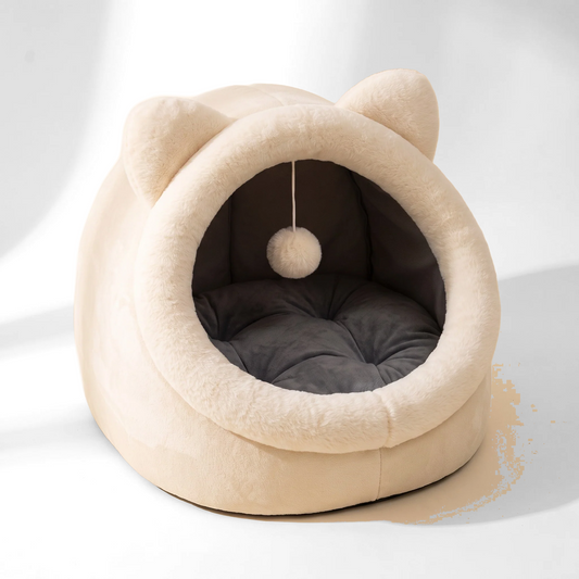 Cat-Face Tent Cave Bed