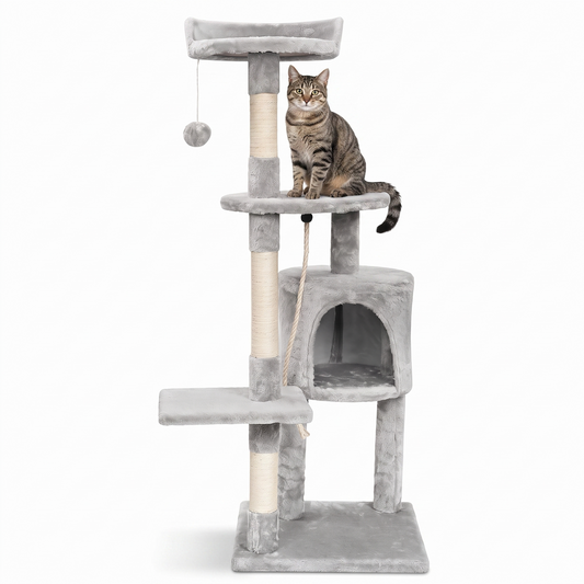 Cat Tree with Condo and Top Perch