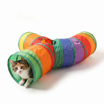 Collapsible Cat Play Tunnel