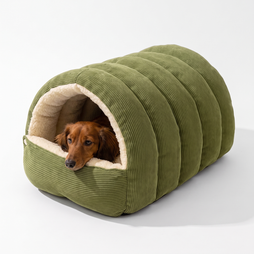 Corduroy Tunnel Cave Bed