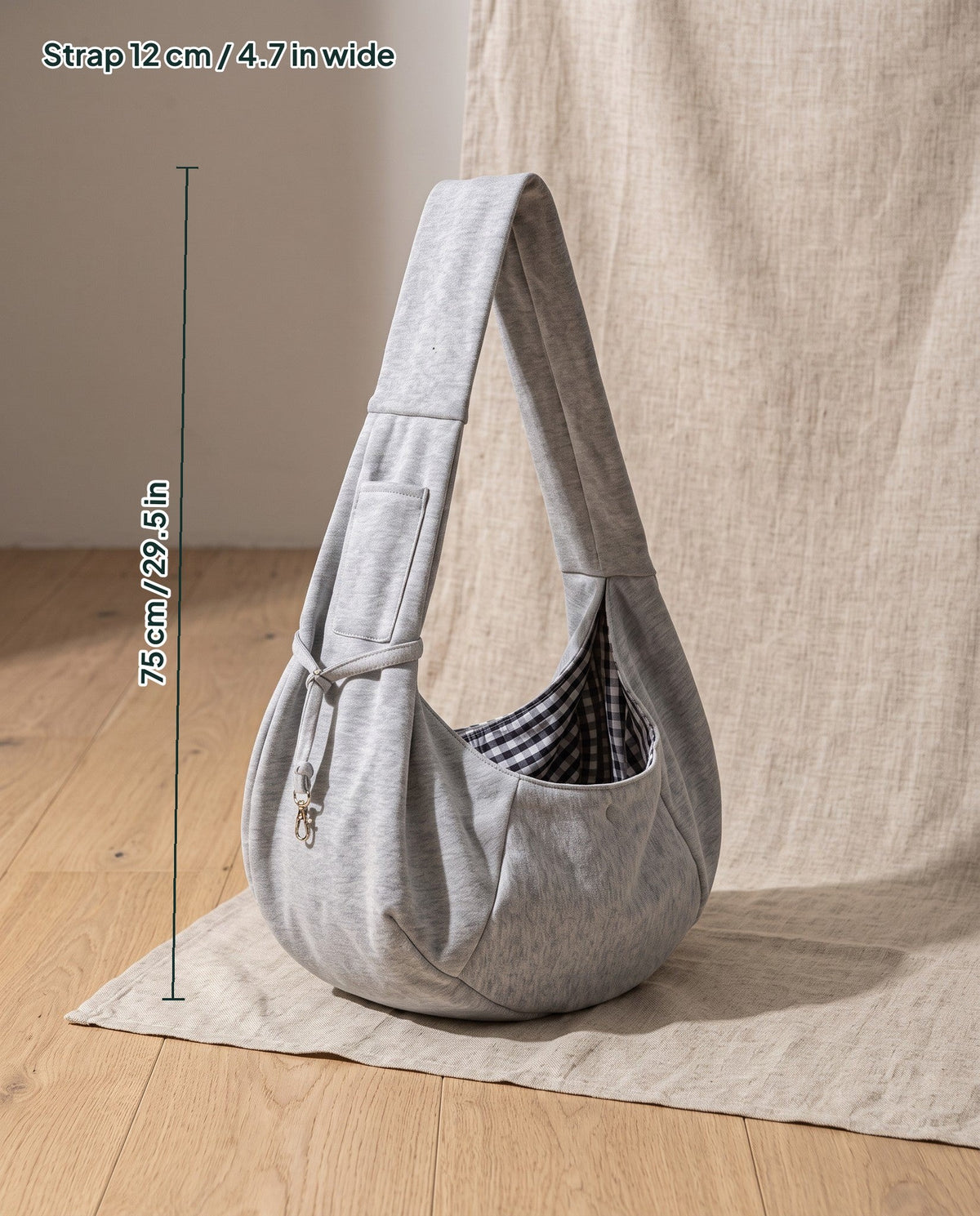 Cotton Sling Carrier, dimensions