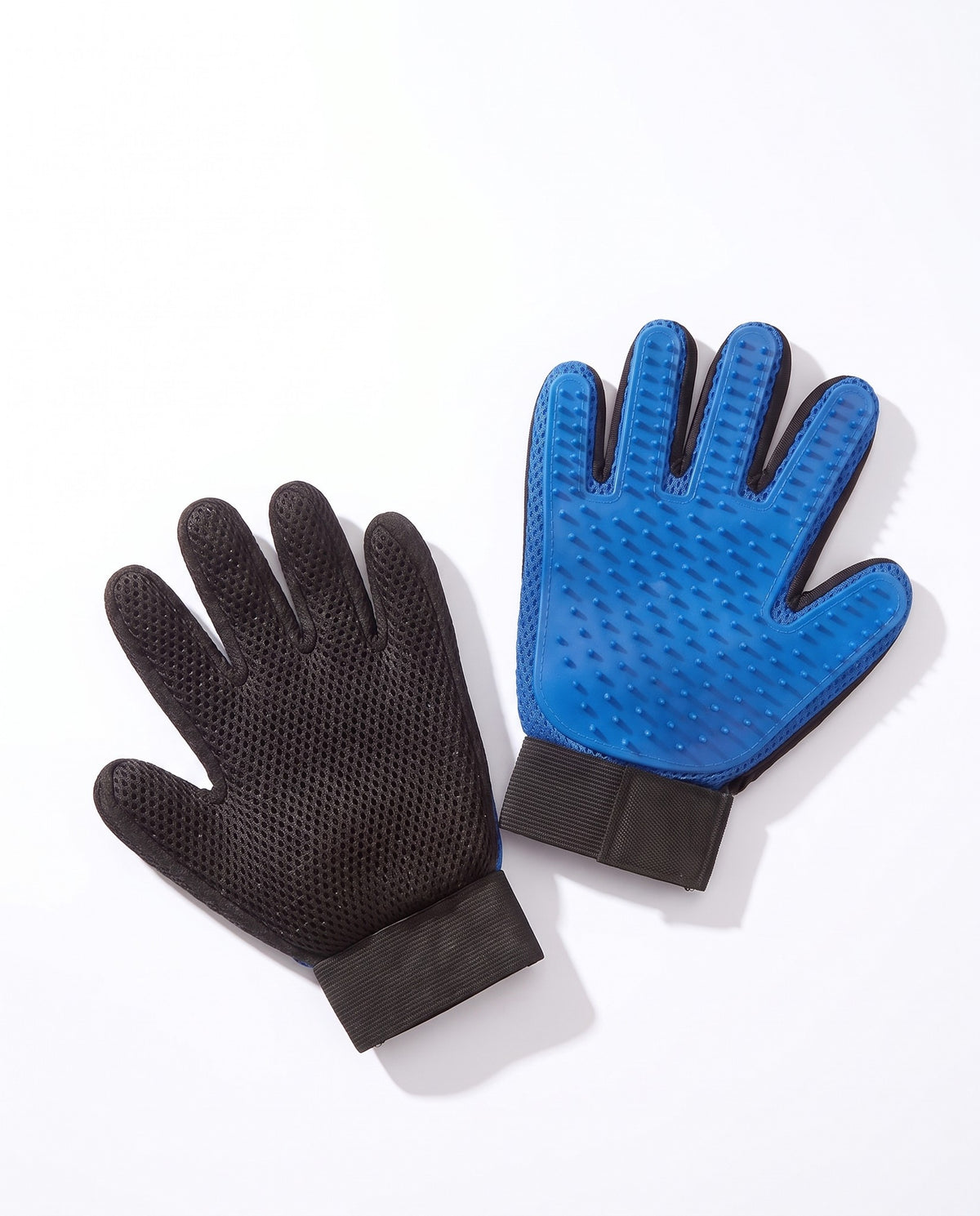 Deshedding Grooming Glove for Dogs and Cats, styled in a home setting