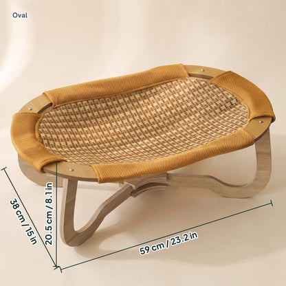 Elevated Woven Cooling Bed, dimensions