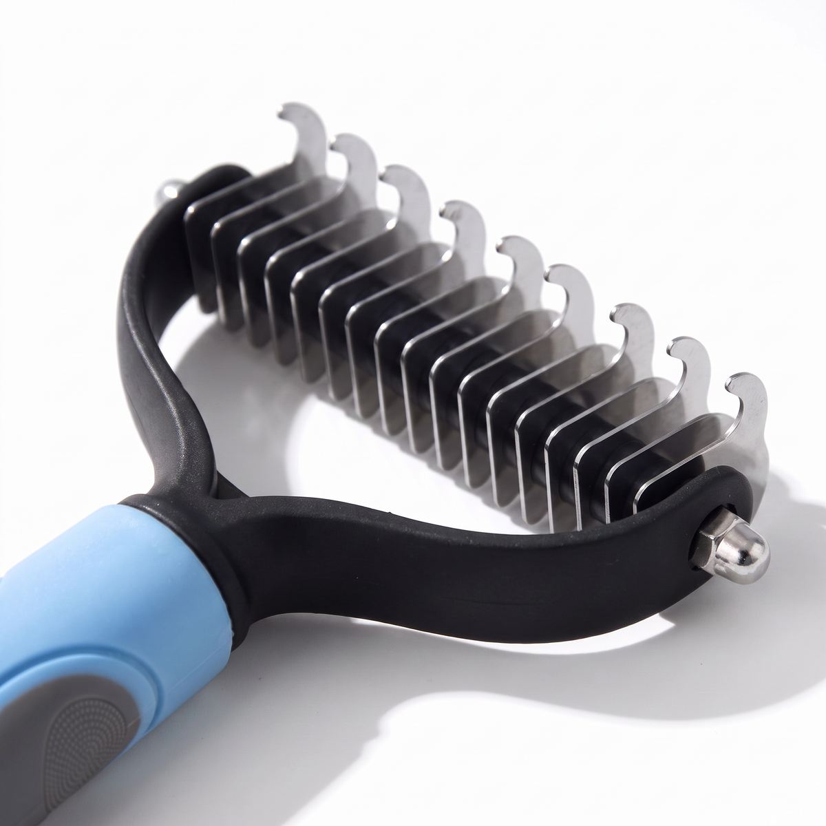 Extra-Wide Dual-Sided Dematting Brush