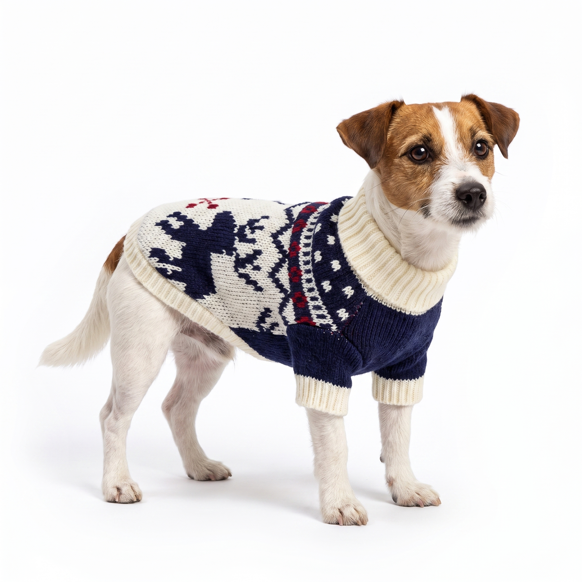 Fair Isle Knit Christmas Sweater for Dogs and Cats