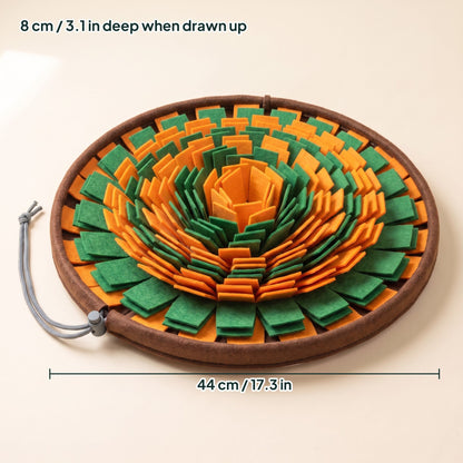 Felt Snuffle Bowl, dimensions