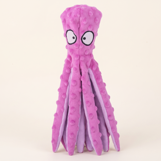 Octopus Crinkle Dog Toy