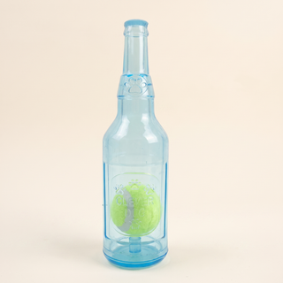 Beer Bottle Squeaky Toy with Tennis Ball