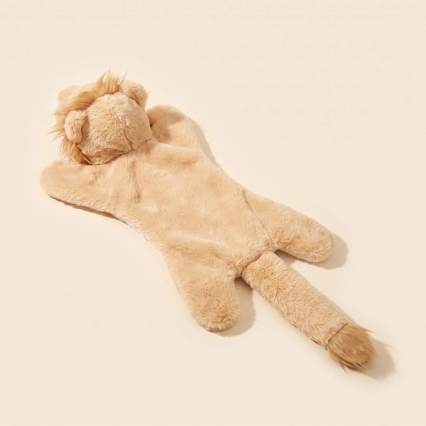 No-Stuffing Animal Squeaky Dog Toys - lion