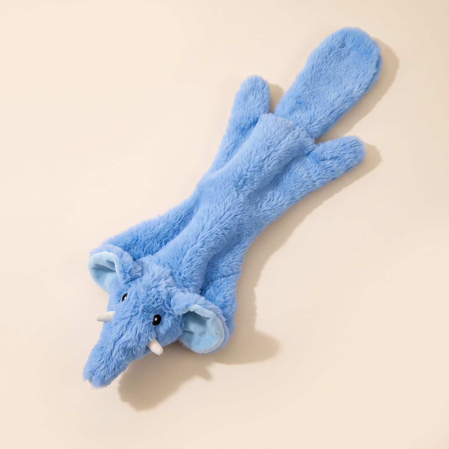 No-Stuffing Animal Squeaky Dog Toys - elephant